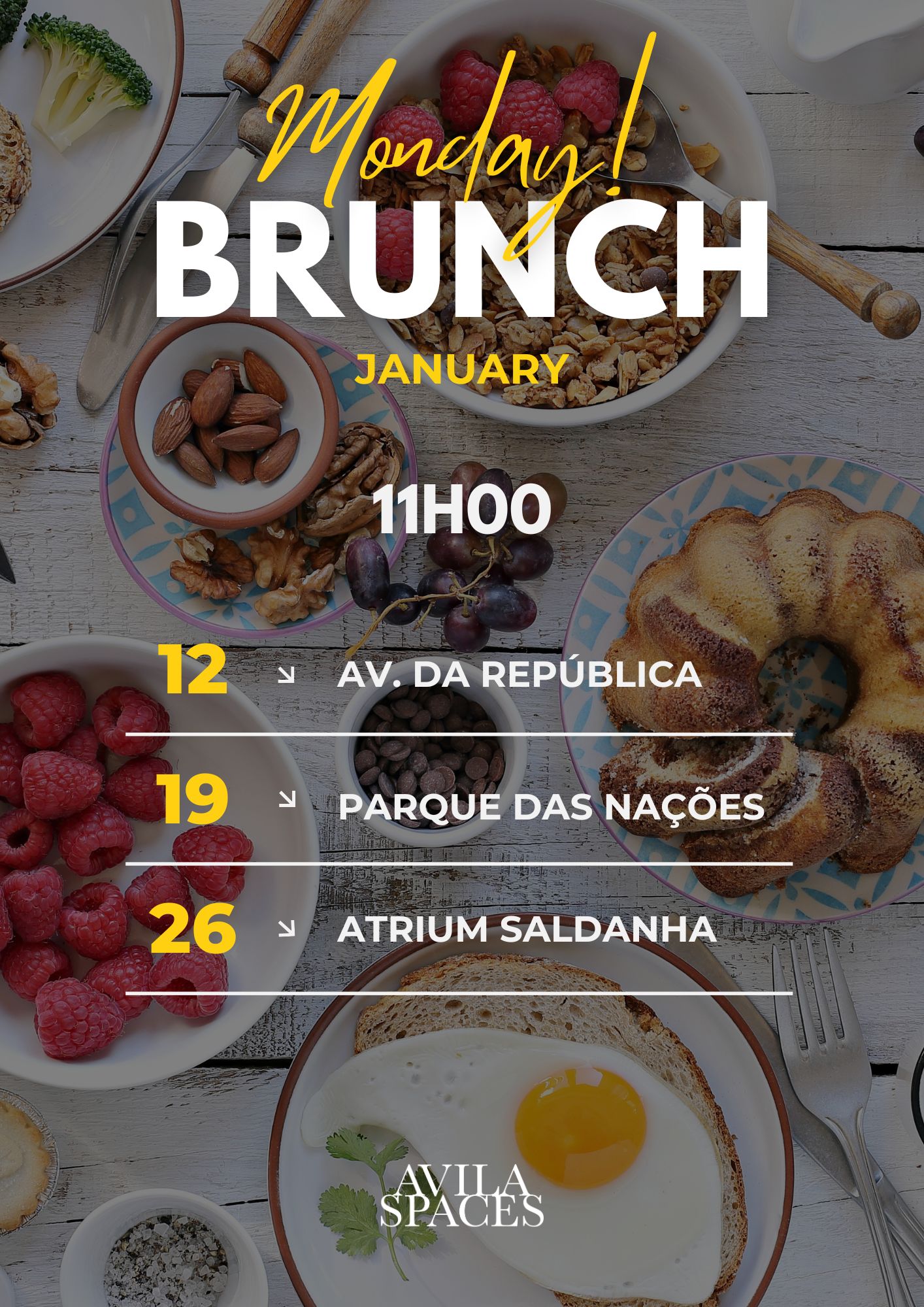 Monday Brunch - Atrium Saldanha