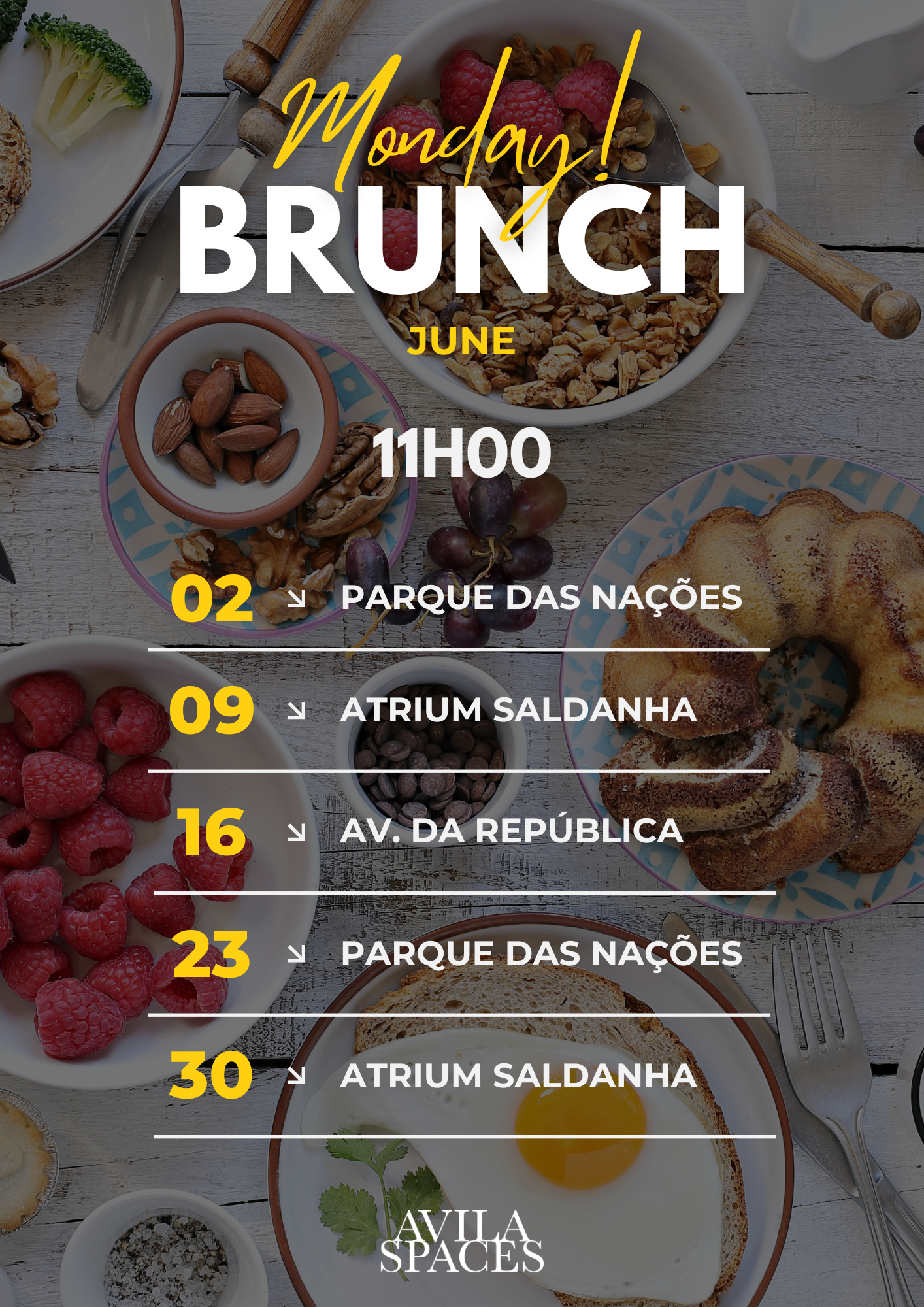 Monday Brunch - Parque das Nações