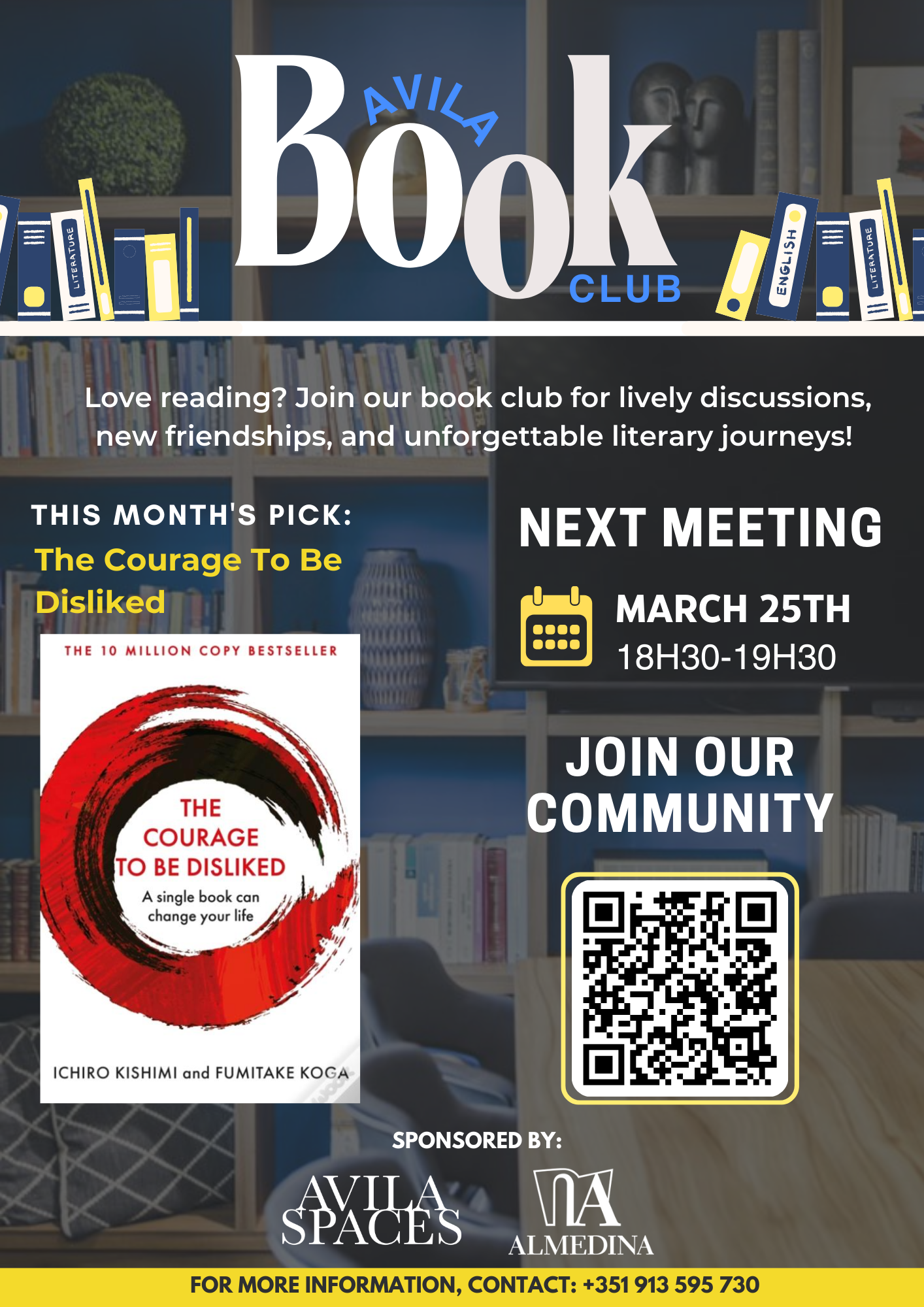 Avila Book Club - The Courage To Be Disliked