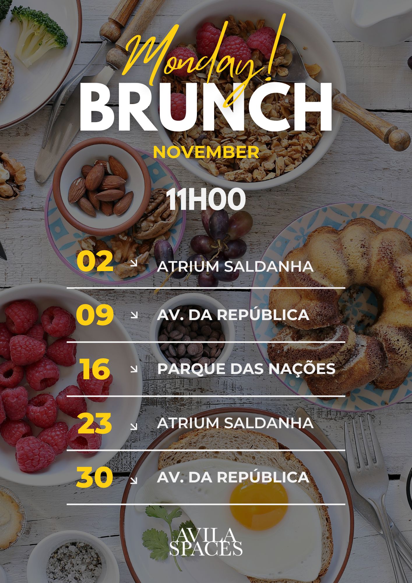 Monday Brunch - Parque das Na&ccedil;&otilde;es