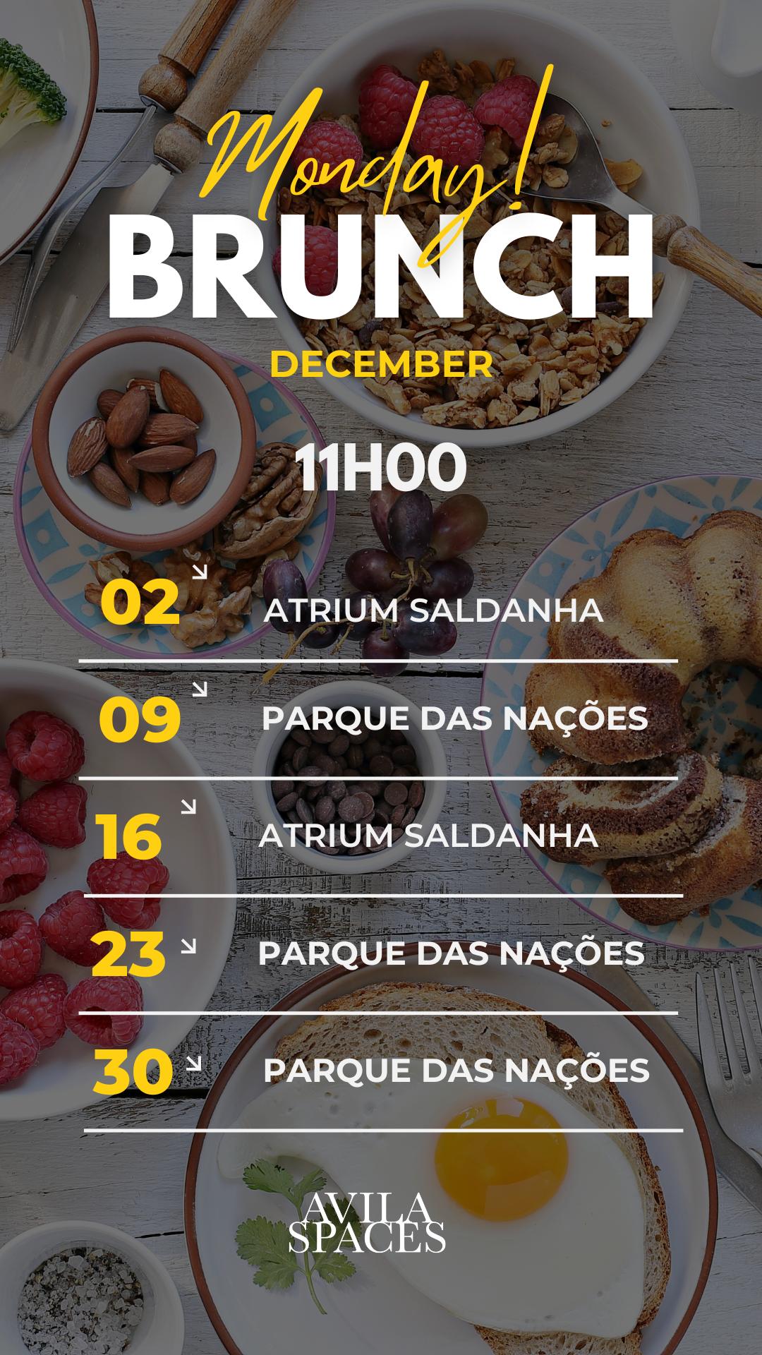 Monday Brunch - Parque das Nações