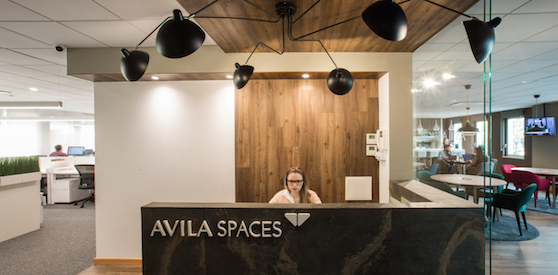 The Reception in avila spaces