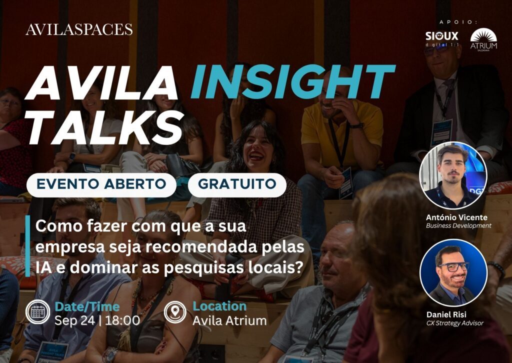 Avila Insight Talks: Como fazer com que a sua empresa seja recomendada pelas IA e dominar as pesquisas locais?